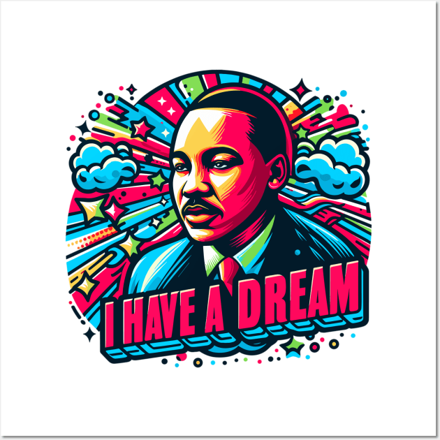 MLK Wall Art by Vehicles-Art